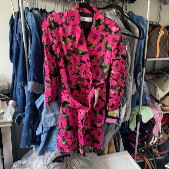 Floral print coat - Picture 3 of 4